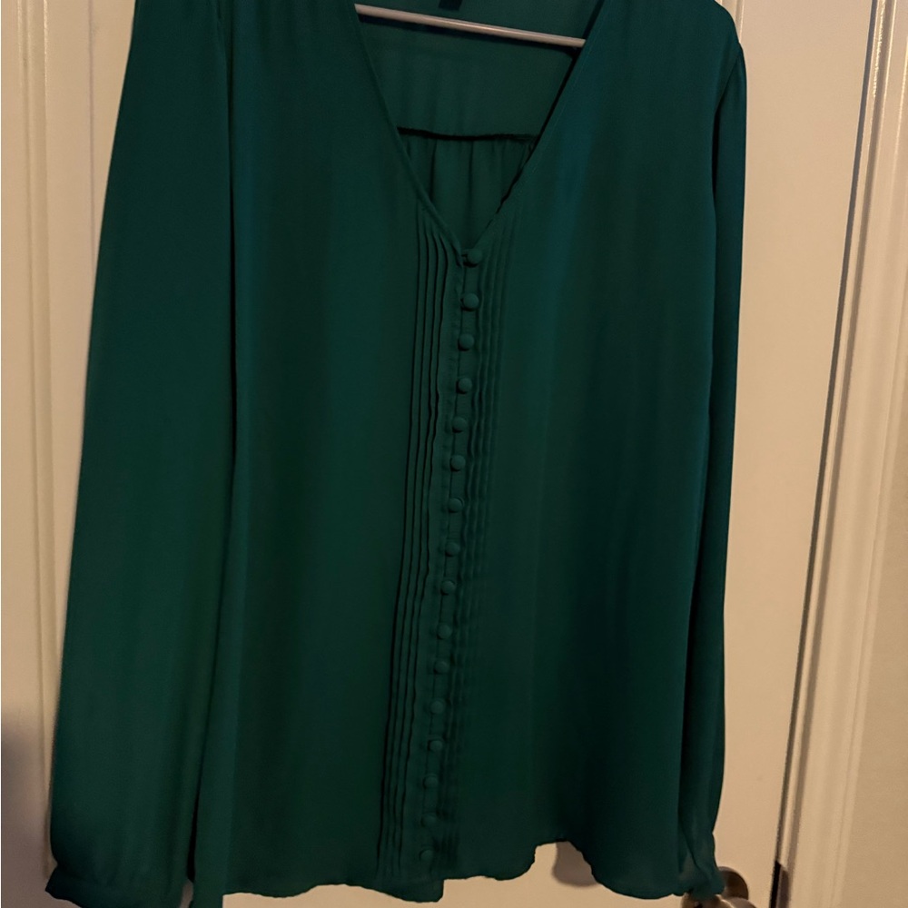 Elegant Green Blouse